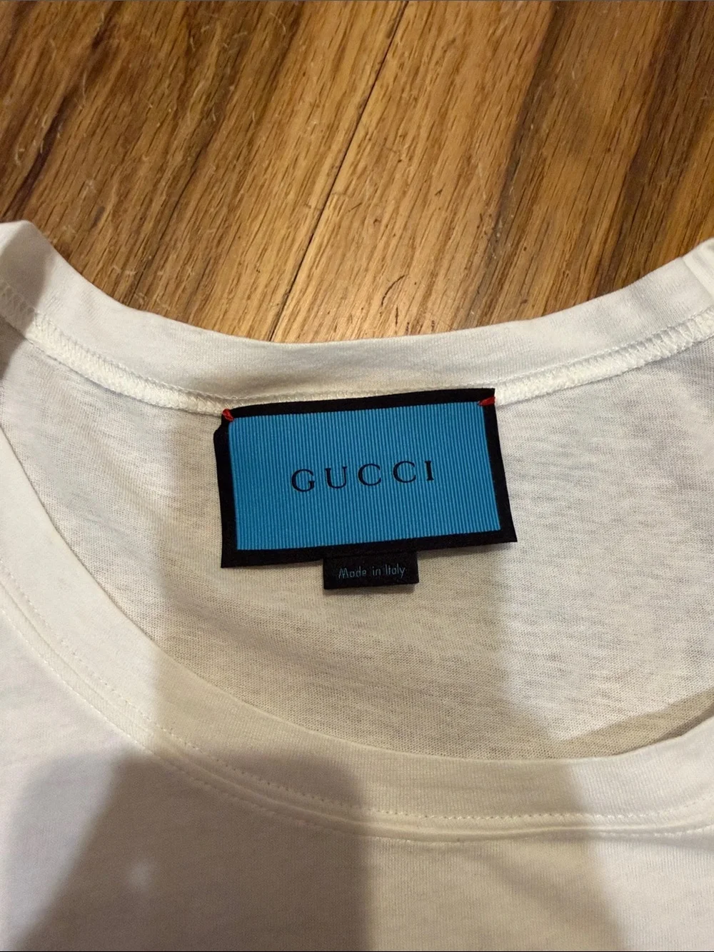 Men’s Gucci White Graphic Skull Tee